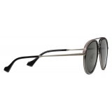 Gucci - Aviator Frame Sunglasses - Grey - Gucci Eyewear