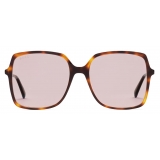 Gucci - Rectangular Frame Sunglasses - Tortoiseshell - Gucci Eyewear