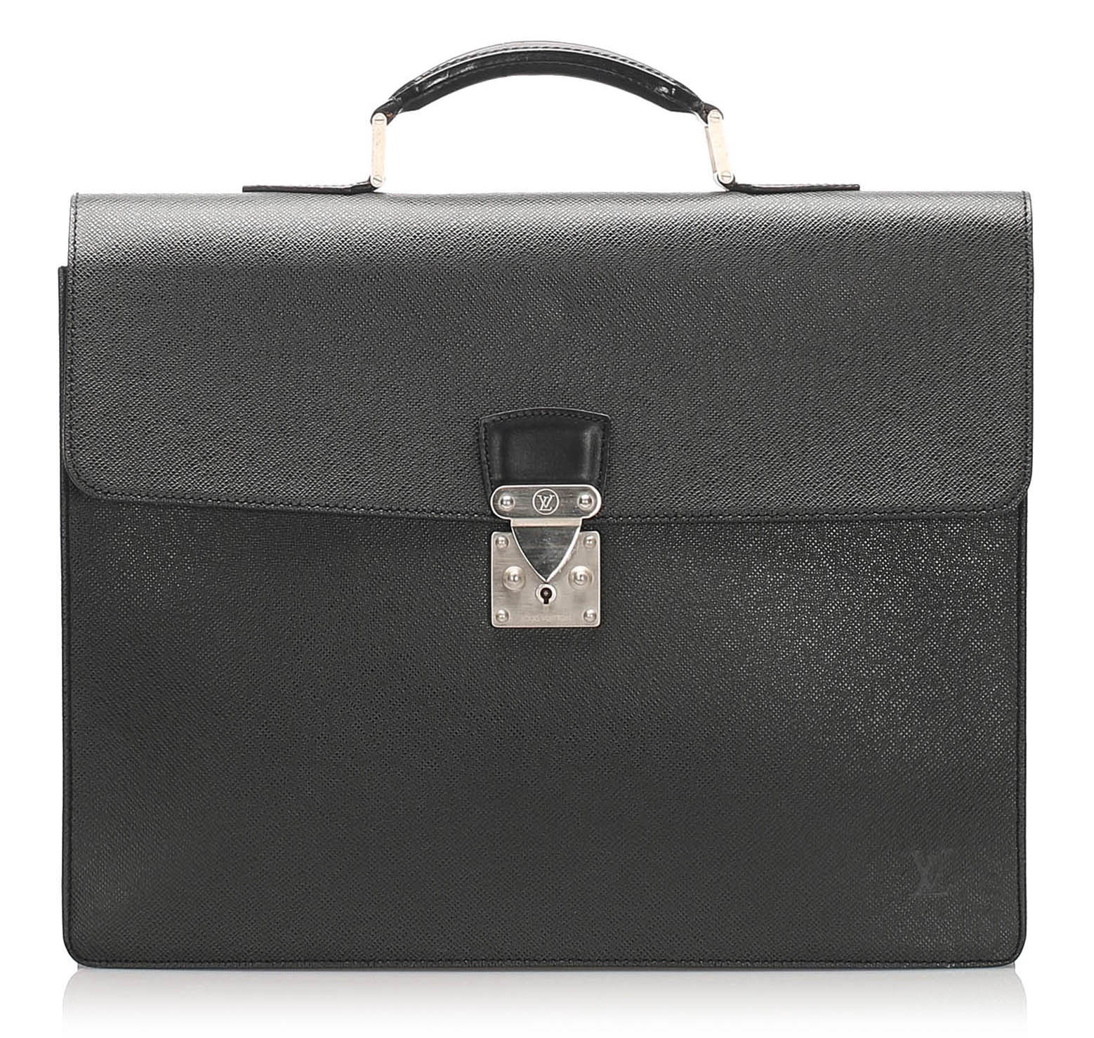Vintage Louis Vuitton Taiga Leather Pilot Briefcase For Sale at 1stDibs