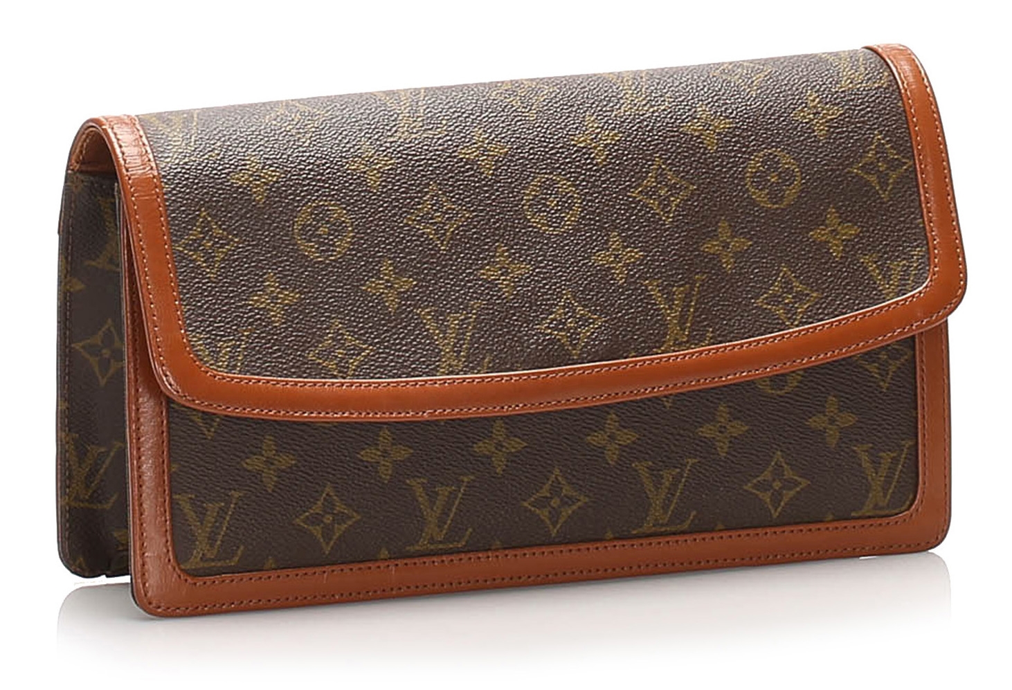 Louis Vuitton Chain Clutch Monogram Legacy Brown in Coated Canvas/Leather  with Aged Gold-tone - US