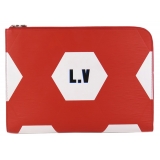 Louis Vuitton Vintage - Epi FIFA World Cup Pochette Jour GM - Rosso Bianco - Borsa in Pelle Epi - Alta Qualità Luxury