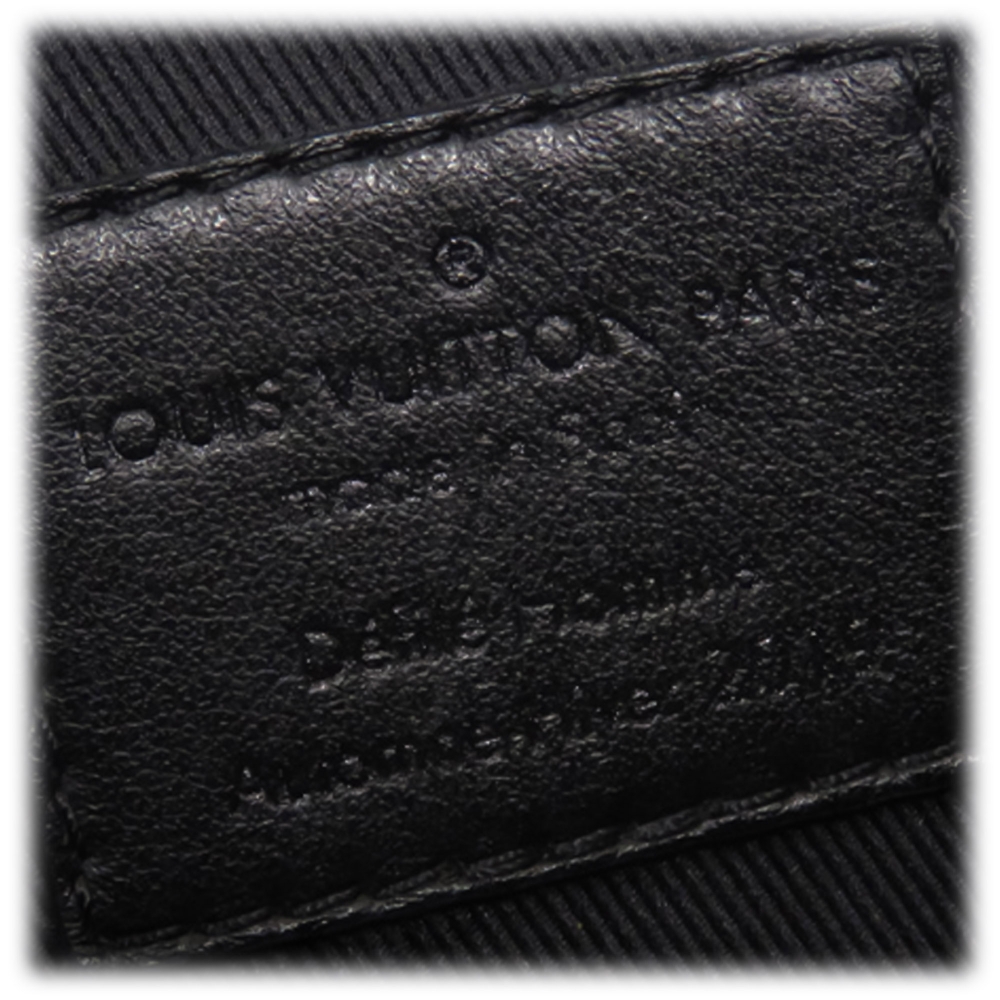 Black Louis Vuitton Taiga Rainbow Pochette A4