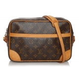 Louis Vuitton Vintage - Monogram Trocadero 27 - Brown - Monogram Canvas Crossbody Bag - Luxury High Quality