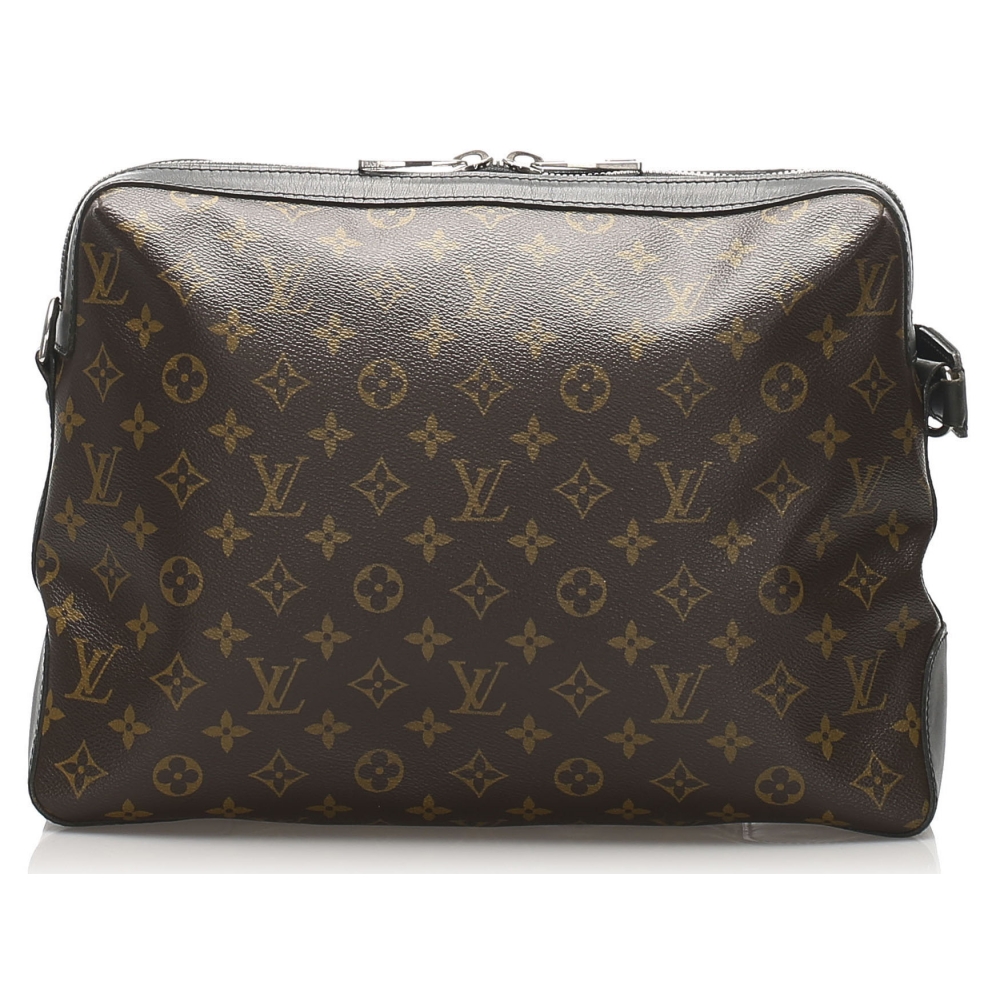 Louis Vuitton Vintage - Monogram Denim Slightly - Gray - Denim and Calf  Leather Crossbody Bag - Luxury High Quality - Avvenice