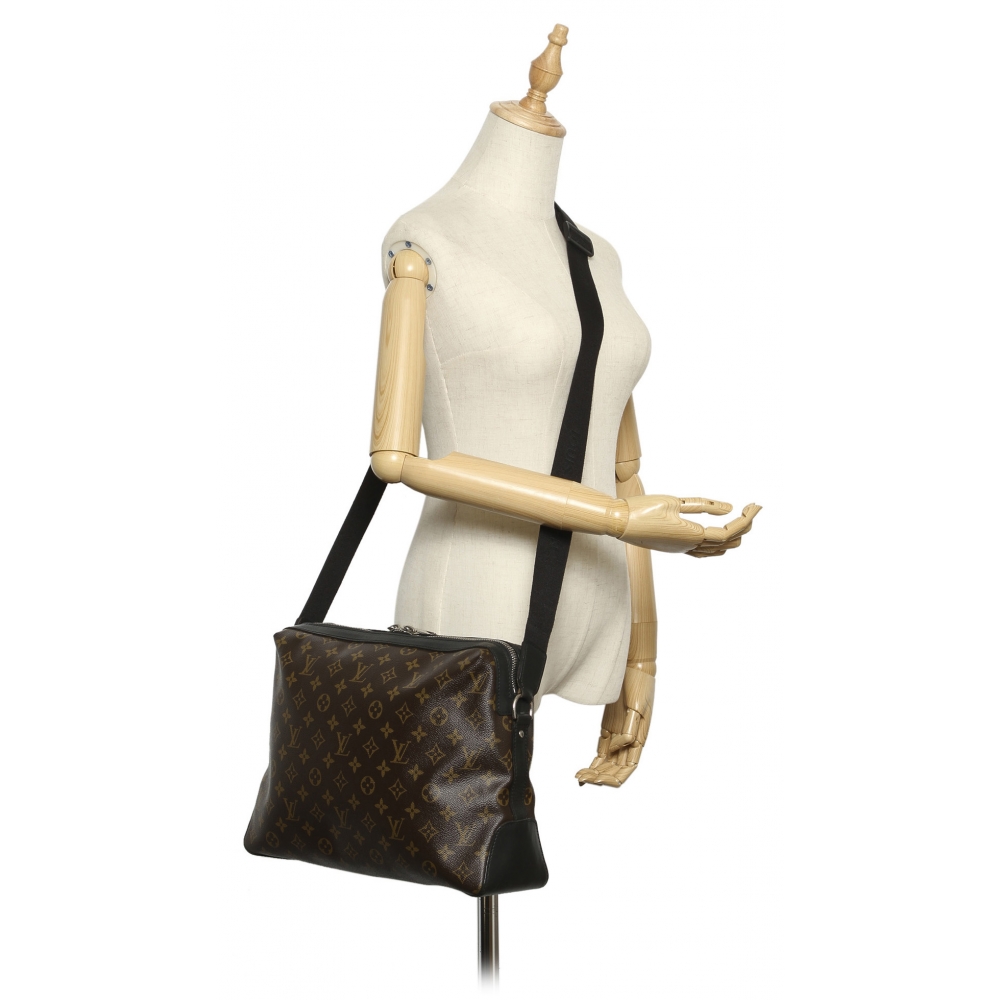 Louis Vuitton Vintage - Monogram Macassar Torres PM Brown Black - Canvas  and Calf Leather Crossbody Bag - Luxury High Quality - Avvenice
