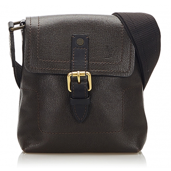 Louis Vuitton Vintage - Utah Yuma - Dark Brown - Calf Leather Crossbody Bag - Luxury High Quality