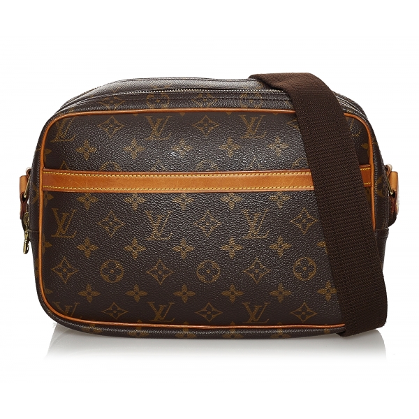 Louis Vuitton Vintage - Monogram Reporter PM - Brown - Monogram Canvas and Leather Crossbody Bag - Luxury High Quality