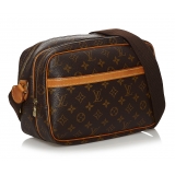 Louis Vuitton Vintage - Monogram Reporter PM - Brown - Monogram Canvas and Leather Crossbody Bag - Luxury High Quality