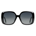 Gucci - Specialized Fit Square Sunglasses with Web - Black - Gucci Eyewear