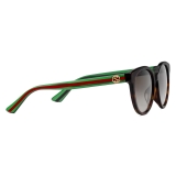 Gucci - Occhiale da Sole Rotondi - Tartaruga - Gucci Eyewear