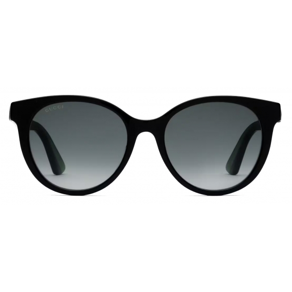 Gucci - Occhiale da Sole Rotondi - Nero - Gucci Eyewear