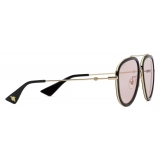 Gucci - Aviator Sunglasses - Gold Pink - Gucci Eyewear