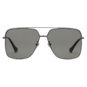 Gucci - Specialized Fit Navigator Sunglasses - Ruthenium Grey - Gucci Eyewear