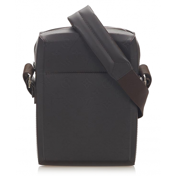 Louis Vuitton Vintage - Monogram Glace Bobby - Dark Brown - Calf Leather Crossbody Bag - Luxury High Quality