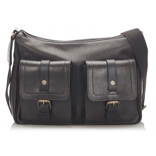 Louis Vuitton Vintage - Utah Wichita Crossbody - Dark Brown - Leather Crossbody Bag - Luxury High Quality