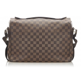 Louis Vuitton Vintage - Damier Ebene Broadway - Brown - Damier Canvas and Calf Leather Crossbody Bag - Luxury High Quality