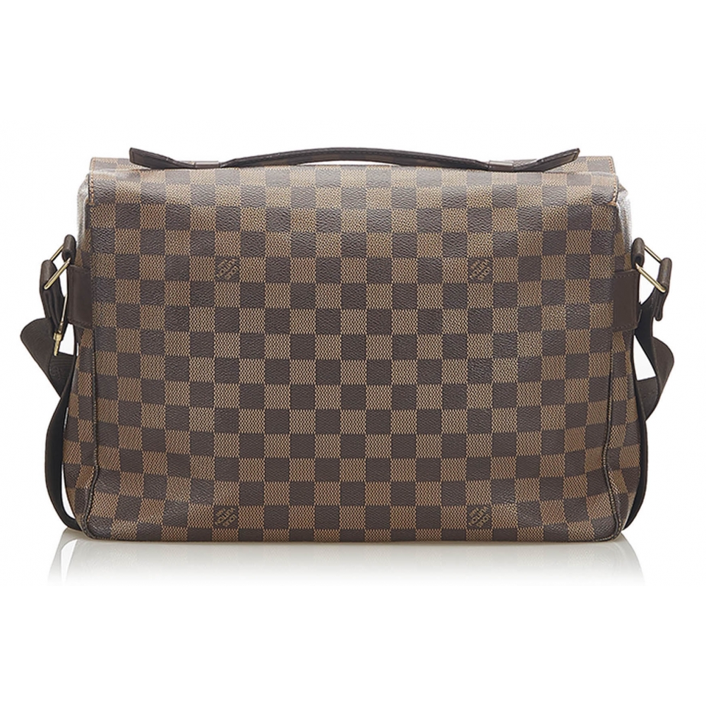 Louis Vuitton, Bags, Louis Vuitton Broadway Damier Ebene Brown Canvas  Messenger Bag Xbody Authentic