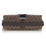 Louis Vuitton Vintage - Damier Ebene Broadway - Brown - Damier Canvas and Calf Leather Crossbody Bag - Luxury High Quality