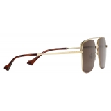 Gucci - Specialized Fit Navigator Sunglasses - Gold Brown - Gucci Eyewear