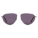 Gucci - Occhiale da Sole Aviator - Argento - Gucci Eyewear