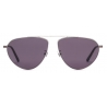 Gucci - Occhiale da Sole Aviator - Argento - Gucci Eyewear