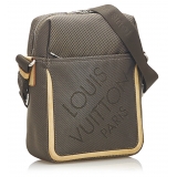 Louis Vuitton Vintage - Damier Geant Citadin - Brown - Fabric Canvas and Calf Leather Crossbody Bag - Luxury High Quality