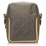 Louis Vuitton Vintage - Damier Geant Citadin - Brown - Fabric Canvas and Calf Leather Crossbody Bag - Luxury High Quality