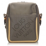Louis Vuitton Vintage - Damier Geant Citadin - Marrone - Borsa in Tessuto e Pelle Vitello - Alta Qualità Luxury