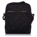 Louis Vuitton Vintage - Damier Geant Citadin - Black - Fabric Canvas and Calf Leather Crossbody Bag - Luxury High Quality