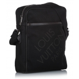 Louis Vuitton Vintage - Damier Geant Citadin - Black - Fabric Canvas and Calf Leather Crossbody Bag - Luxury High Quality