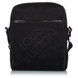 Louis Vuitton Vintage - Damier Geant Citadin - Black - Fabric Canvas and Calf Leather Crossbody Bag - Luxury High Quality