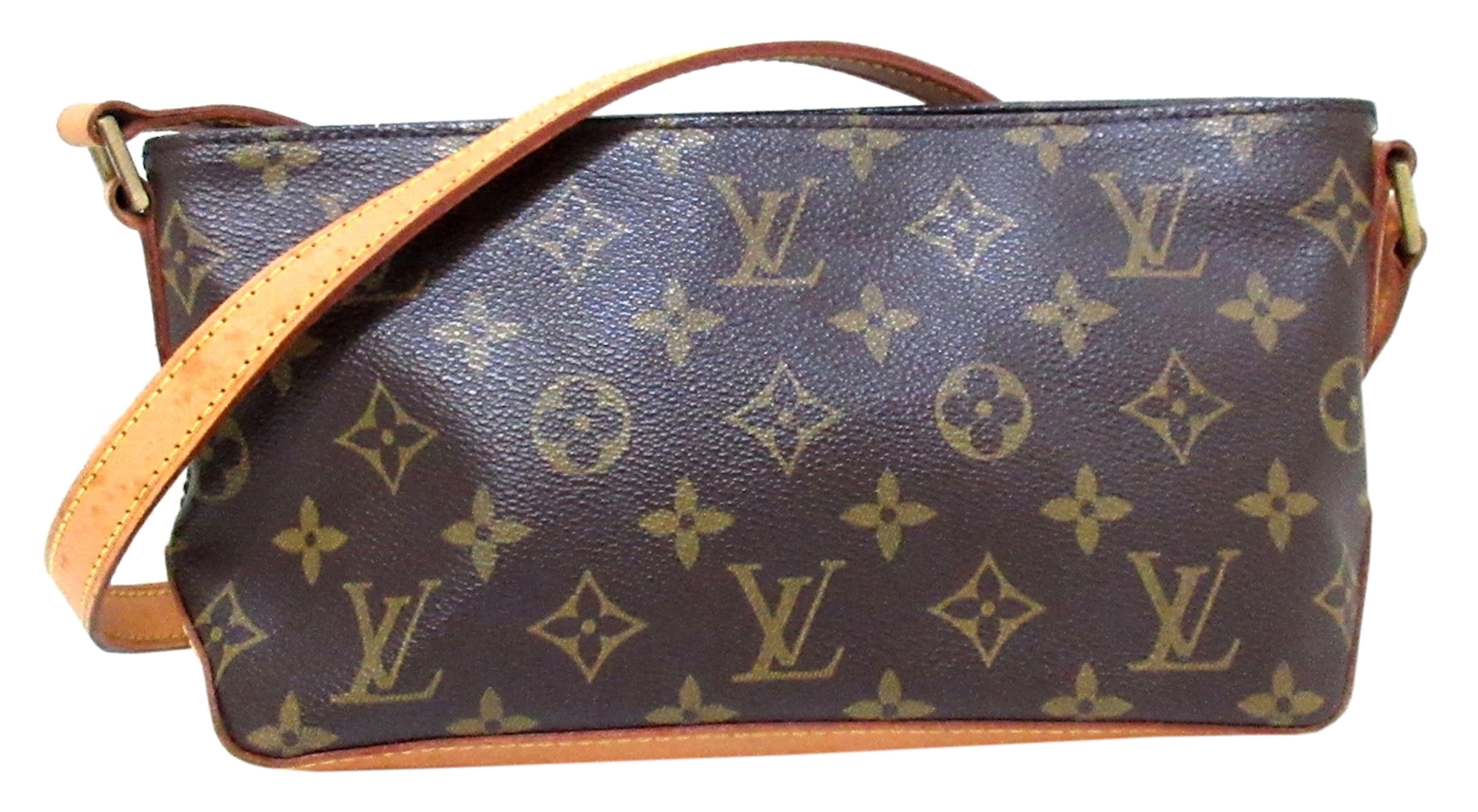 Louis Vuitton Brown Monogram Canvas Trotteur Crossbody Bag