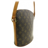 Louis Vuitton Vintage - Monogram Drouot - Brown - Monogram Canvas and Vachetta Leather Crossbody Bag - Luxury High Quality