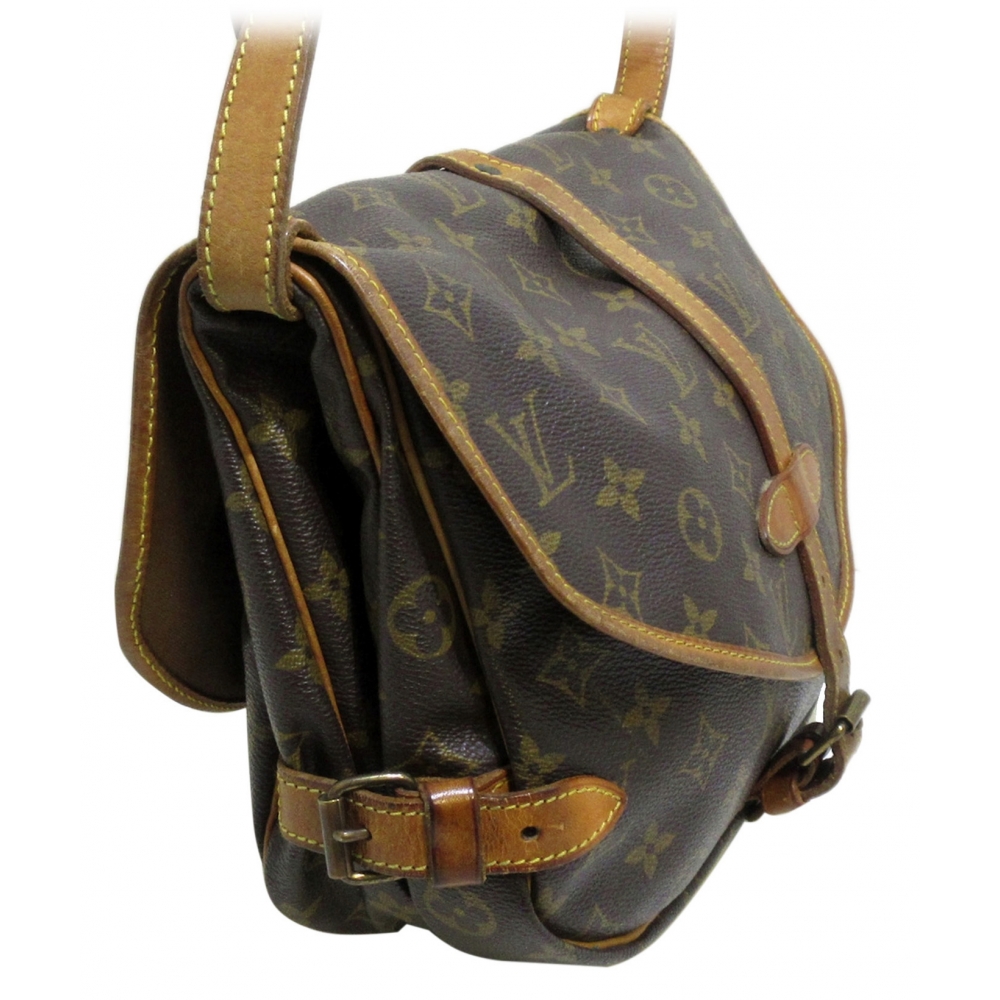 LOUIS VUITTON Shoulder Bag M42256 Saumur 30 Monogram canvas/Leather Br –