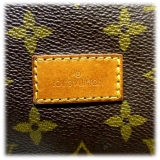Louis Vuitton Vintage - Monogram Saumur 30 - Marrone - Borsa in Tela Monogram e Pelle Vacchetta - Alta Qualità Luxury