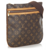 Louis Vuitton Vintage - Monogram Pochette Bosphore Brown - Canvas and Vachetta Leather Crossbody Bag - Luxury High Quality
