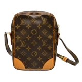 Louis Vuitton Vintage - Monogram Danube - Brown - Monogram Canvas and Vachetta Leather Crossbody Bag - Luxury High Quality