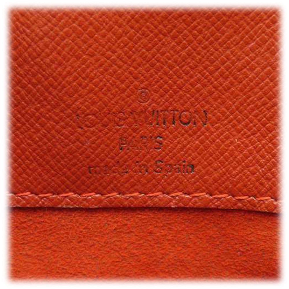 Louis Vuitton Salsa Shoulder Bag in Ebene Damier Canvas and Brown
