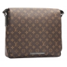 Louis Vuitton Vintage - Monogram Macassar District MM - Brown Black - Monogram Canvas Crossbody Bag - Luxury High Quality