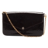 Louis Vuitton Vintage - Vernis Pochette Felicie - Nero - Borsa in Pelle Vernis - Alta Qualità Luxury