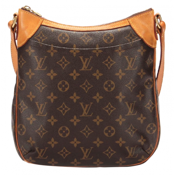 Louis Vuitton Vintage - Monogram Odeon PM - Brown - Monogram Canvas and Vachetta Leather Crossbody Bag - Luxury High Quality