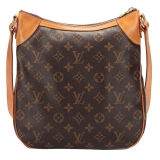 Louis Vuitton Vintage - Monogram Odeon PM - Brown - Monogram Canvas and Vachetta Leather Crossbody Bag - Luxury High Quality