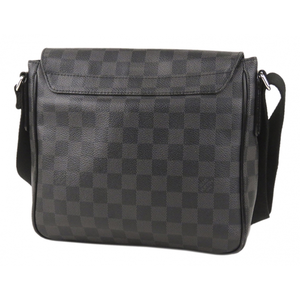 Louis Vuitton District PM Messenger Bag Damier Graphite Black for