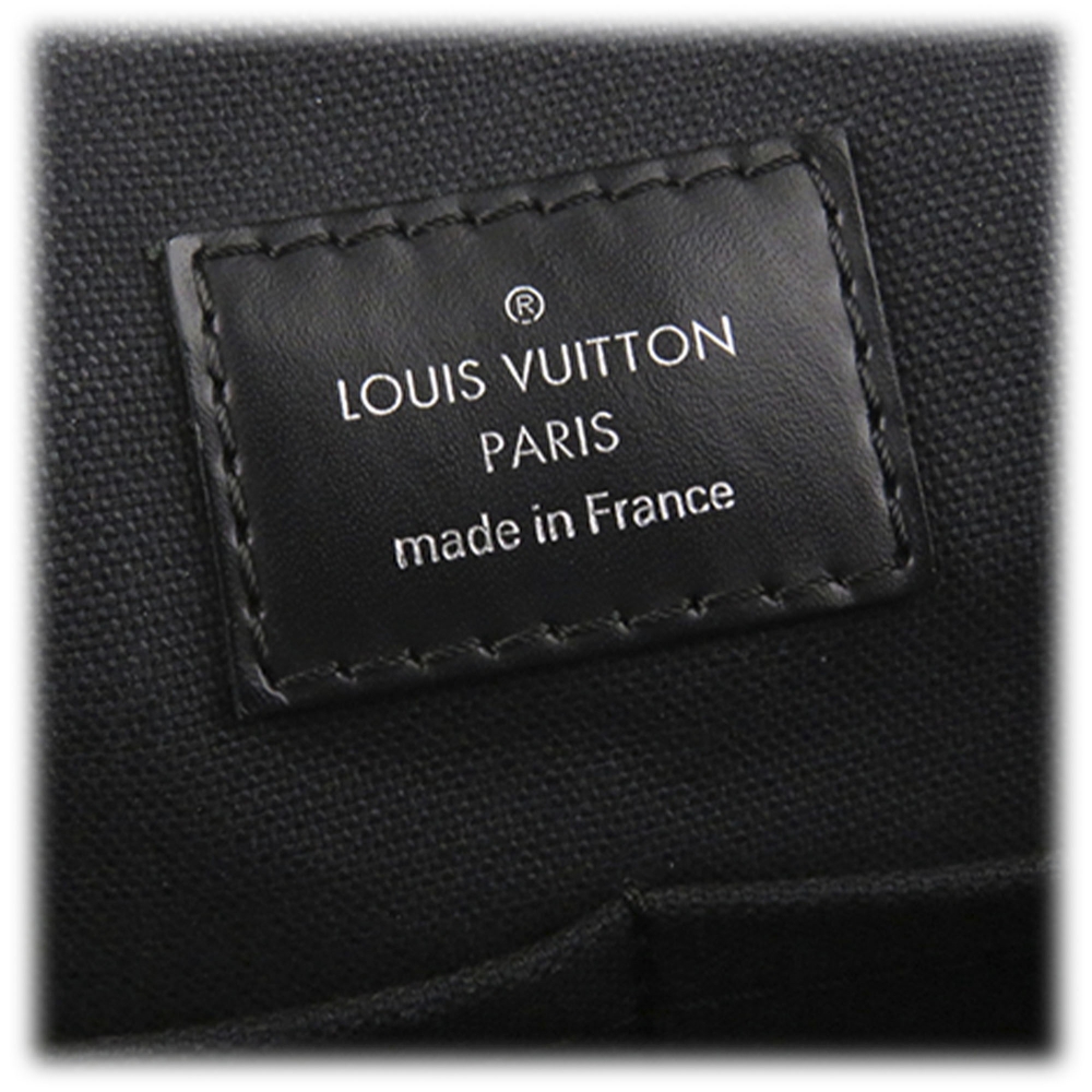Louis Vuitton Damier Graphite Liner Zip Jacket M Black Gray Vintage LV Logo