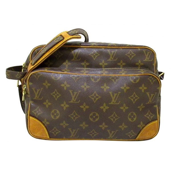 Louis Vuitton Vintage - Monogram Nile - Brown - Monogram Canvas and Vachetta Leather Crossbody Bag - Luxury High Quality