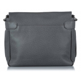 Louis Vuitton Vintage - Taiga Roman MM - Dark Gray - Taiga Leather Crossbody Bag - Luxury High Quality