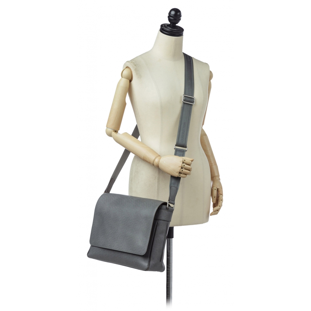 Louis Vuitton Vintage - Taiga Roman MM - Dark Gray - Taiga Leather  Crossbody Bag - Luxury High Quality - Avvenice