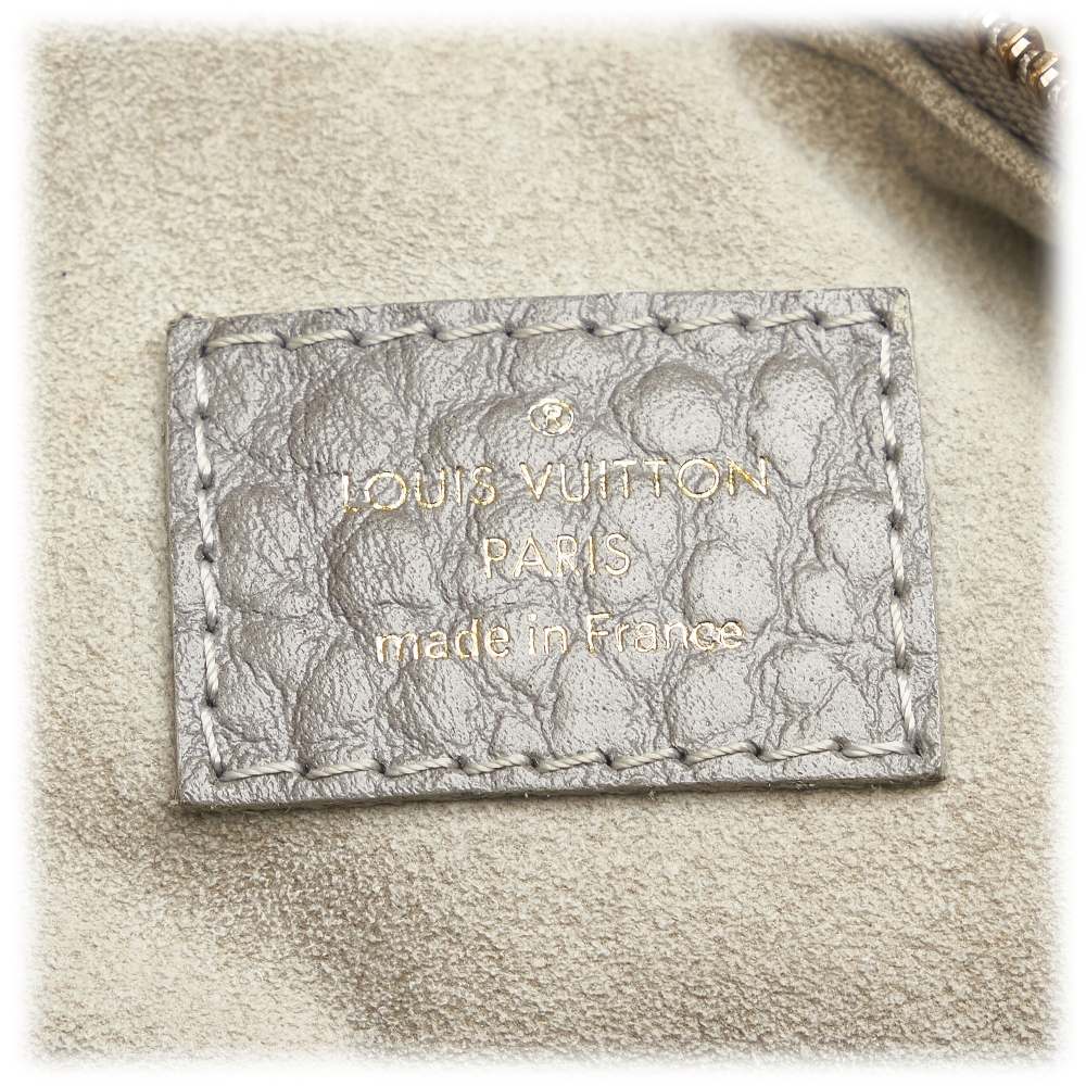 Handbag Louis Vuitton Grey in Denim - Jeans - 25894797