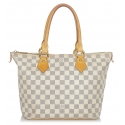 Louis Vuitton Vintage - Damier Azur Saleya PM - White Blue - Damier Canvas and Leather Handbag - Luxury High Quality