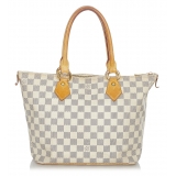 Louis Vuitton Vintage - Damier Azure Neverfull PM Bag - White Ivory Blue -  Damier Canvas Leather Handbag - Luxury High Quality - Avvenice